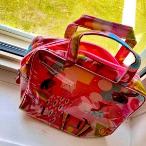 Vinyl make up bag